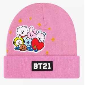 BT21 Pink Beanie Hat